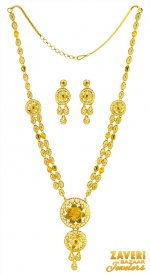 22kt Gold Necklace Set for Ladies
