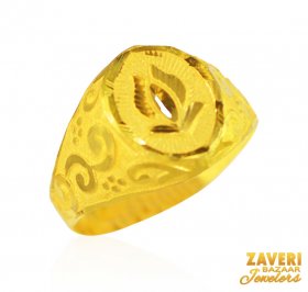 22kt Gold Men's Ring ( Men`s Rings )