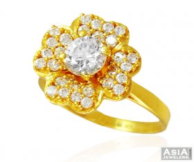 Beautiful Floral 22k Gold Ring