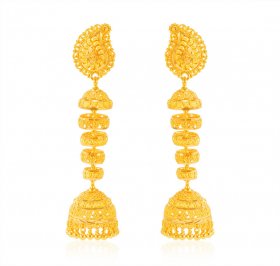 22Karat Gold Long Earrings