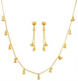 22kt Gold Fancy Necklace Set