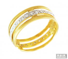 18K Gold Diamond Mens ( Diamond Rings (Mens) )