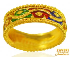 22 Kt Gold Ring For Ladies