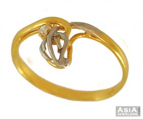 Gold Two Tone Ring