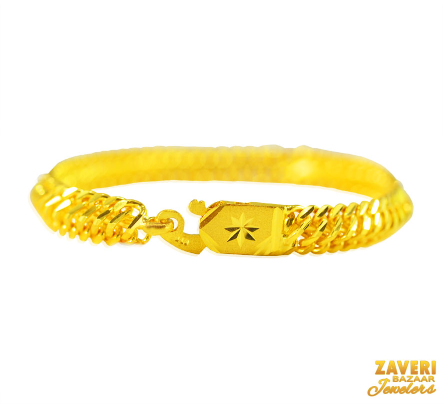  [ 22K Mens Bracelets > 22KT Gold Mens bracelet  ]
