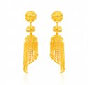 Click here to View - 22k Gold Long Traditional Earring 