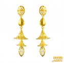 22 kt Gold Long Earrings - Click here to buy online - 750 only..