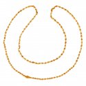 22Kt Gold White Tulsi Chain - Click here to buy online - 670 only..