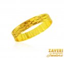 22k gold band with design - Click here to buy online - 266 only..
