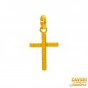 Click here to View - 22Kt Gold Cross Pendant 