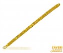 22k Gold Mens Flat Bracelet  - Click here to buy online - 2,105 only..