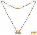 22k Fancy Mangalsutra (20 Inches) - Click here to buy online - 942 only..