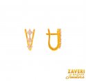 22Kt Gold Clip On Earrings - Click here to buy online - 534 only..