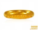 22Kt Gold Plain Solid Band - Click here to buy online - 498 only..
