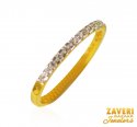 Click here to View - 22kt Gold CZ Band 