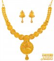 Click here to View - 22KT Gold Necklace Set 