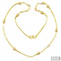 Click here to View - 22k Fancy 2 Tone Gold Ball Chain  
