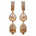 Click here to View - 18k Gold Diamond Jhumki Earrings 