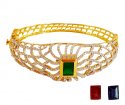 18 Kt Gold Diamond Kada - Click here to buy online - 7,245 only..