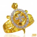 22 Kt Gold Tortoise Ring - Click here to buy online - 640 only..
