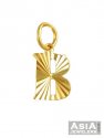 Click here to View - 22K Gold B Pendant 