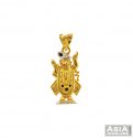 22K Gold Krishna Pendant - Click here to buy online - 465 only..