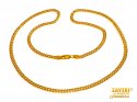 22 Kt Gold Mens Chain 20 In - Click here to buy online - 1,698 only..