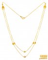 Click here to View - 22K Two Tone Gold Balls Chain 