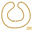 Click here to View - 22 Karat Gold Flat Chain 