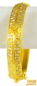 Click here to View - 22k Gold Two Tone Kada for Mens 