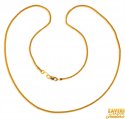 Click here to View - 22K Gold Plain Chain 