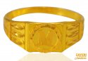Click here to View - 22K Gold Mens Initial M Ring 