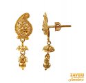 22Kt Gold Designer Earrings - Click here to buy online - 950 only..