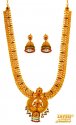 22 kt Traditional Temple Set - Click here to buy online - 8,583 only..