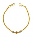 Click here to View - 22Kt Gold Balls Bracelet For Ladies 
