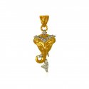 Lord Ganesh 22Kt Gold Pendant - Click here to buy online - 401 only..
