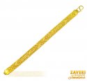 Fancy Mens Wide Bracelet Gold 22k - Click here to buy online - 2,795 only..