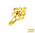 22 KT Gold Ladies Ring - Click here to buy online - 215 only..