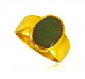 22 kt Gold Emerald Ring  - Click here to buy online - 1,608 only..