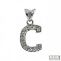 (C) Initial Pendant In 18K - Click here to buy online - 245 only..