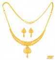 Fancy Necklace Set (22 Karat) - Click here to buy online - 1,620 only..