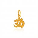 22K Gold OM Pendant - Click here to buy online - 135 only..