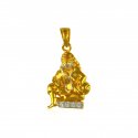 22Kt Sai Baba Gold Pendant - Click here to buy online - 515 only..