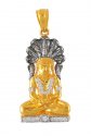 Holy Vishnu Gold Pendant - Click here to buy online - 945 only..