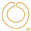 Click here to View - 22 Kt Gold Rope Mens Chain 20 In 