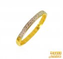 22kt Gold CZ Band - Click here to buy online - 145 only..