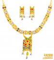 22 Kt Fancy Antique Gold Set - Click here to buy online - 5,257 only..