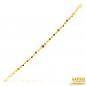 Click here to View - 22Kt Gold Fancy Meenakari Bracelet 