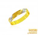 22 Kt Gold Two Tone Band - Click here to buy online - 225 only..
