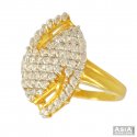 Ladies Fancy Signity Gold Ring(22k) - Click here to buy online - 747 only..